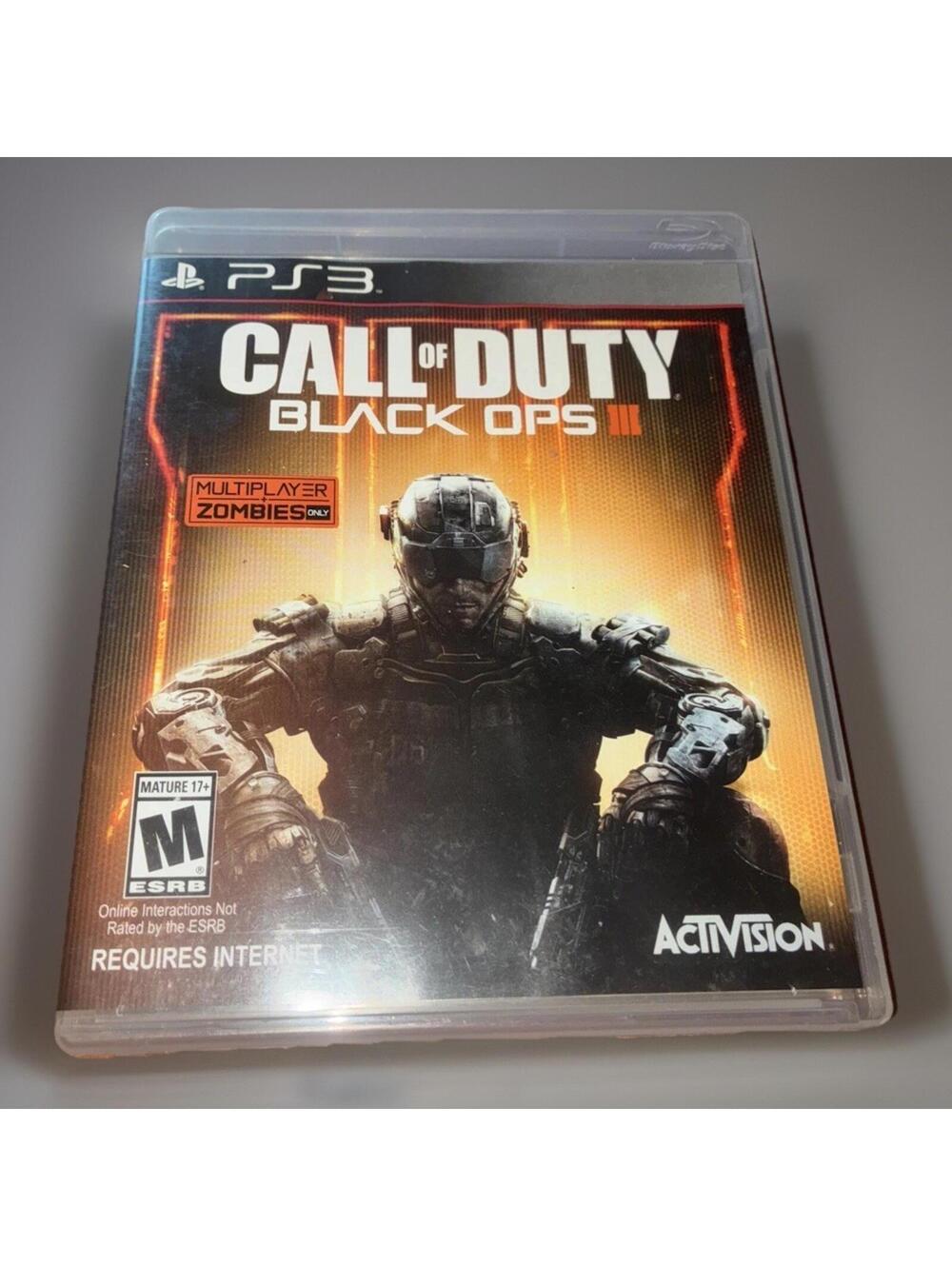 PS3 Call of Duty: Black Ops III (Sony PlayStation 3, 2015) Multiplay Activision